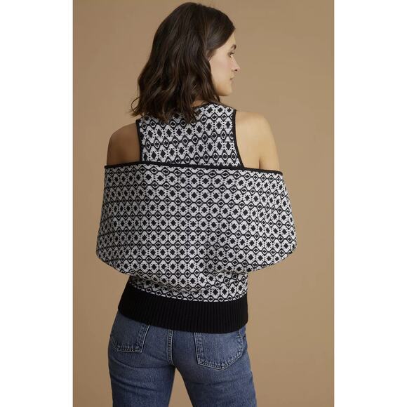 NEW Anthropologie Maeve Floral Sweater Shrug Set - Small - Picture 2 of 10